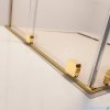 Radaway Furo Gold  Kdj kabina 90x90cm prawa szkło przejrzyste 10104472-09-01R/10110430-01-01/10113090-01-01